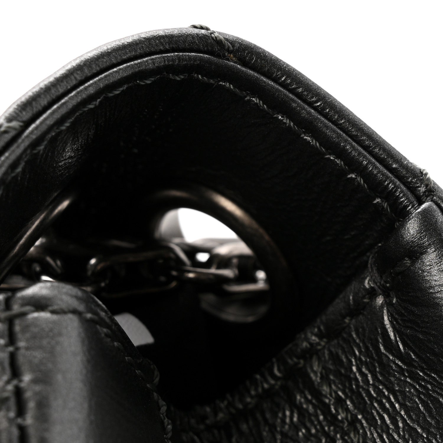 Chanel Metallic Aged Calfskin Chevron Quilted 2.55 Reissue Mini Flap Grey