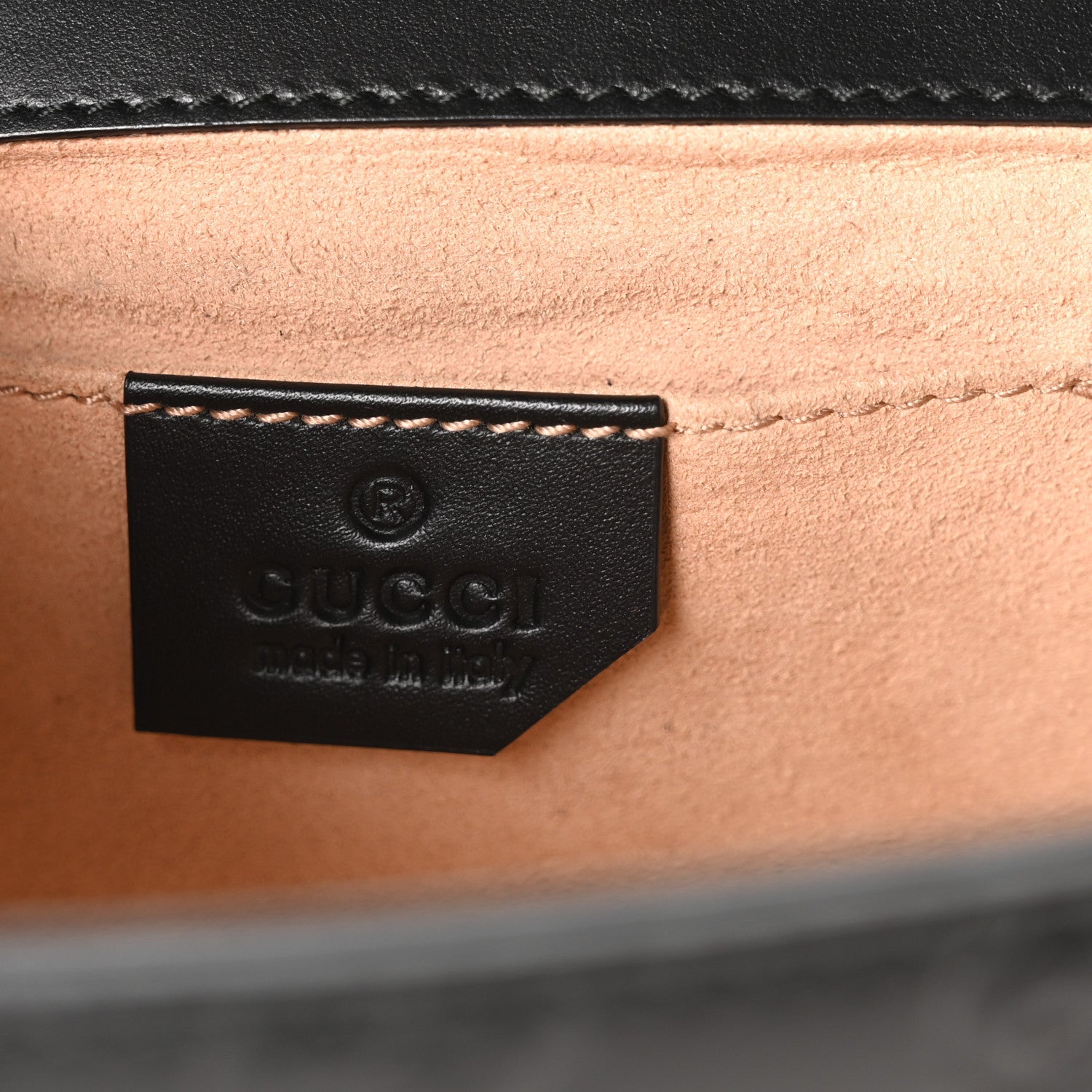 Gucci Guccissima Small Padlock Shoulder Bag Black
