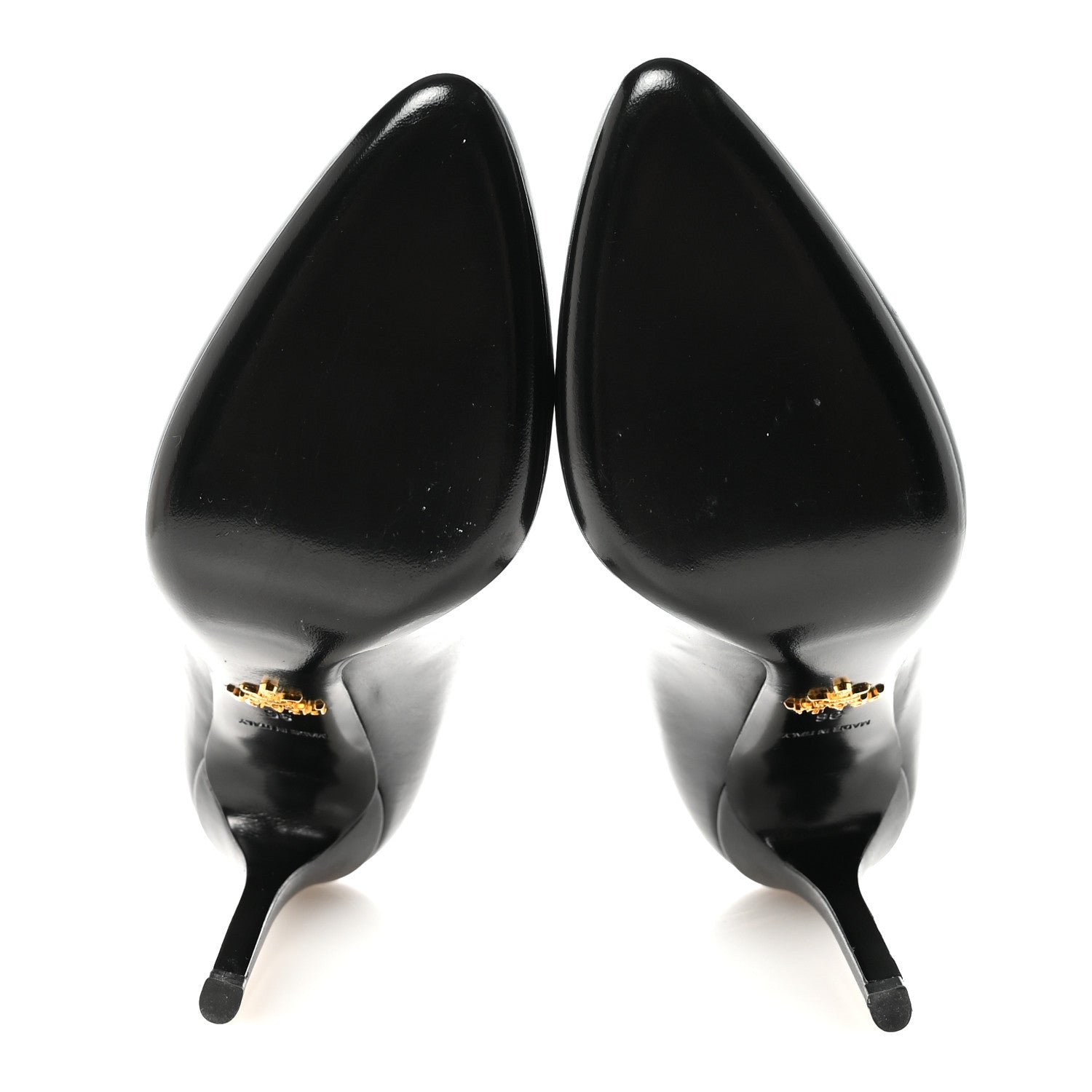 Prada Vitello Pumps 36 Black