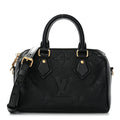 Louis Vuitton Empreinte Monogram Giant Speedy Bandouliere 20 Black
