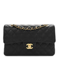 Chanel Lambskin Quilted Small Double Flap Black
