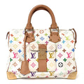 Louis Vuitton Monogram Multicolor Speedy 30 White