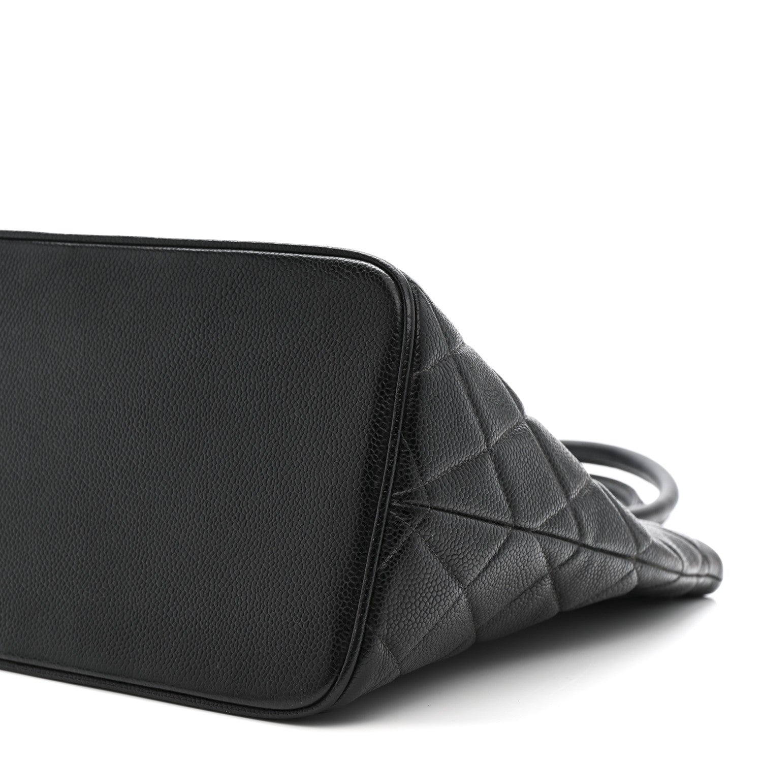 Chanel Caviar Quilted Medallion Tote Black