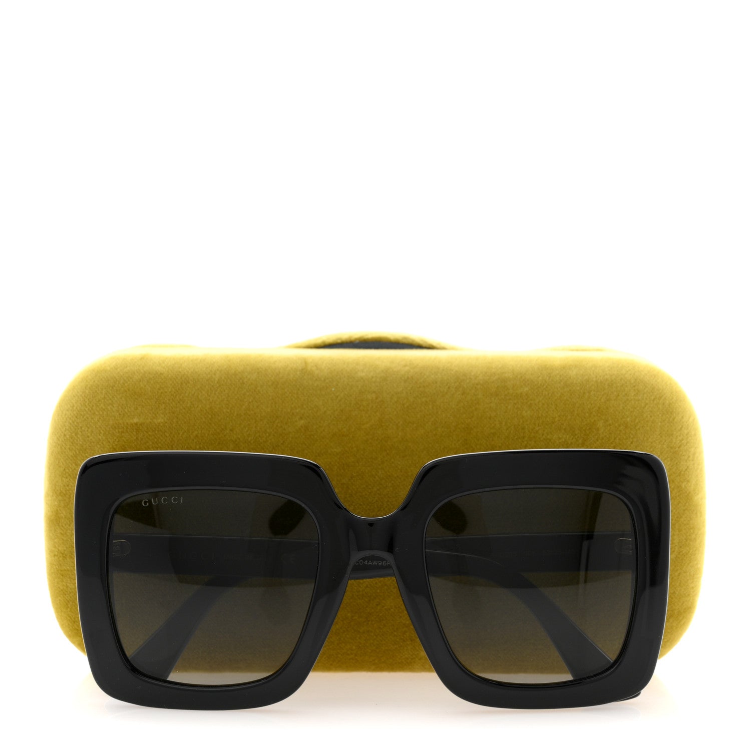 Gucci Acetate Oversize Sunglasses GG0328S Black