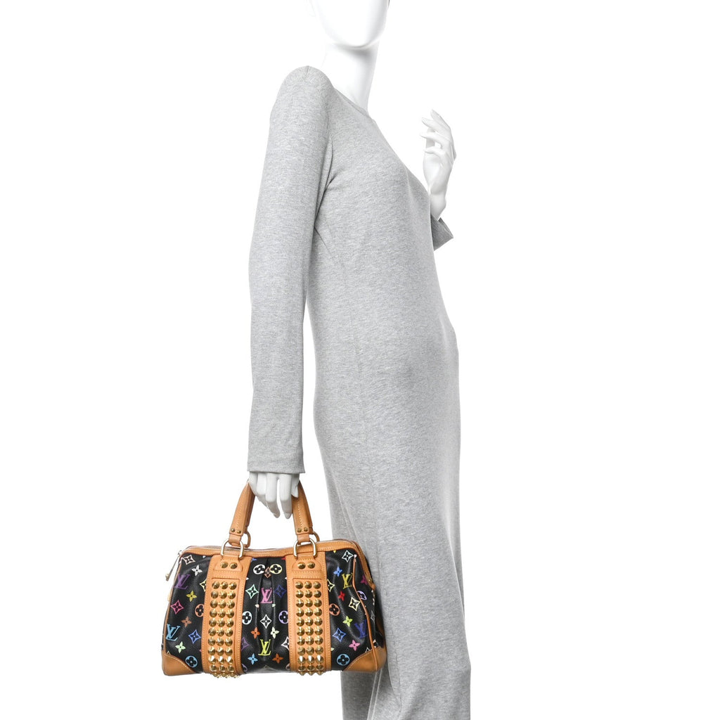 Louis Vuitton Monogram Multicolor Courtney MM Black