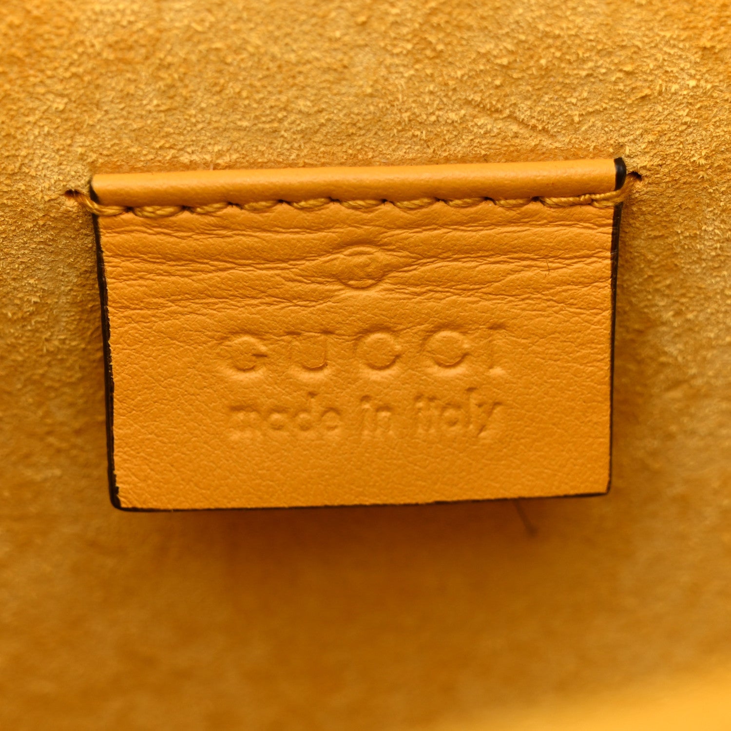 Gucci GG Supreme Monogram Mini Dionysus Shoulder Bag Yellow