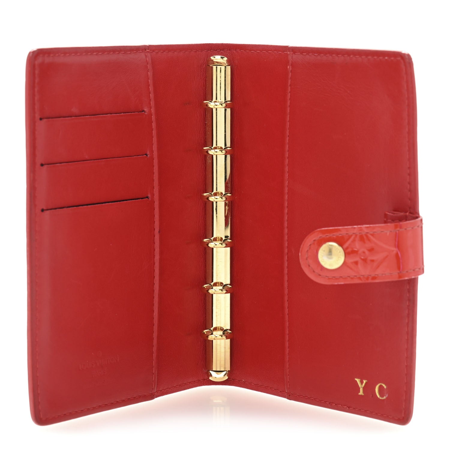 Louis Vuitton Vernis Small Ring Agenda Cover Pomme D'Amour