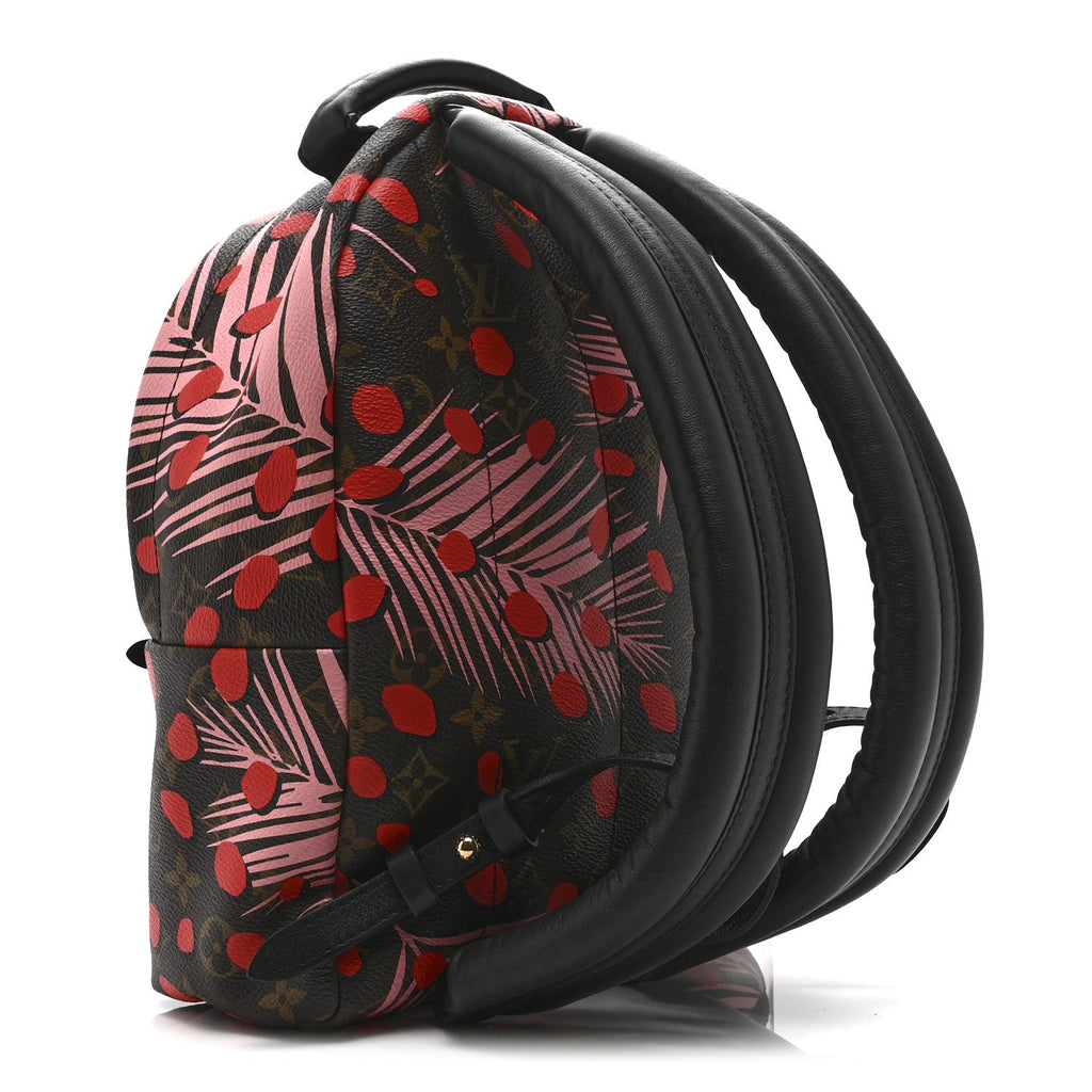 Louis Vuitton Monogram Jungle Dots Palm Springs Backpack PM Sugar Pink Poppy