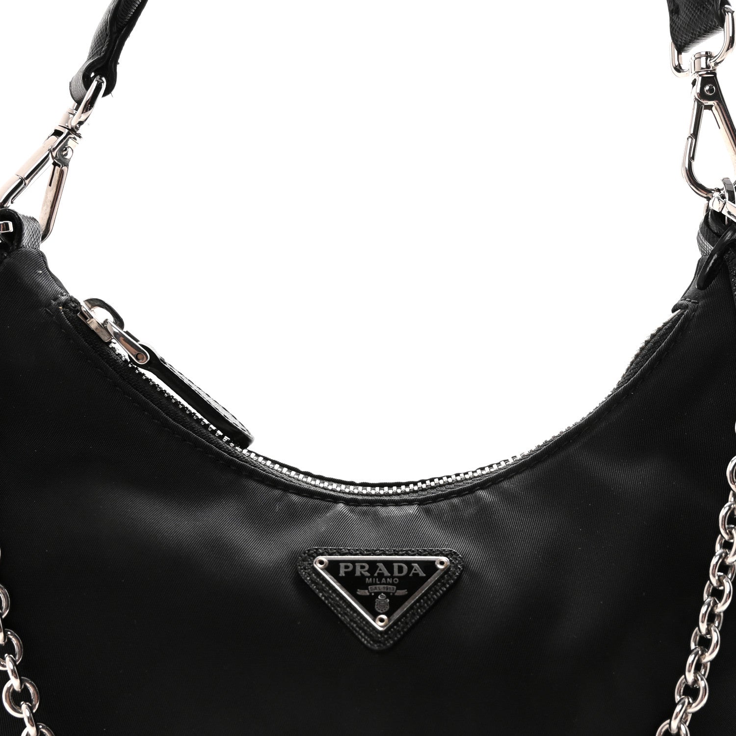 Prada Nylon Re-Edition 2005 Shoulder Bag Black