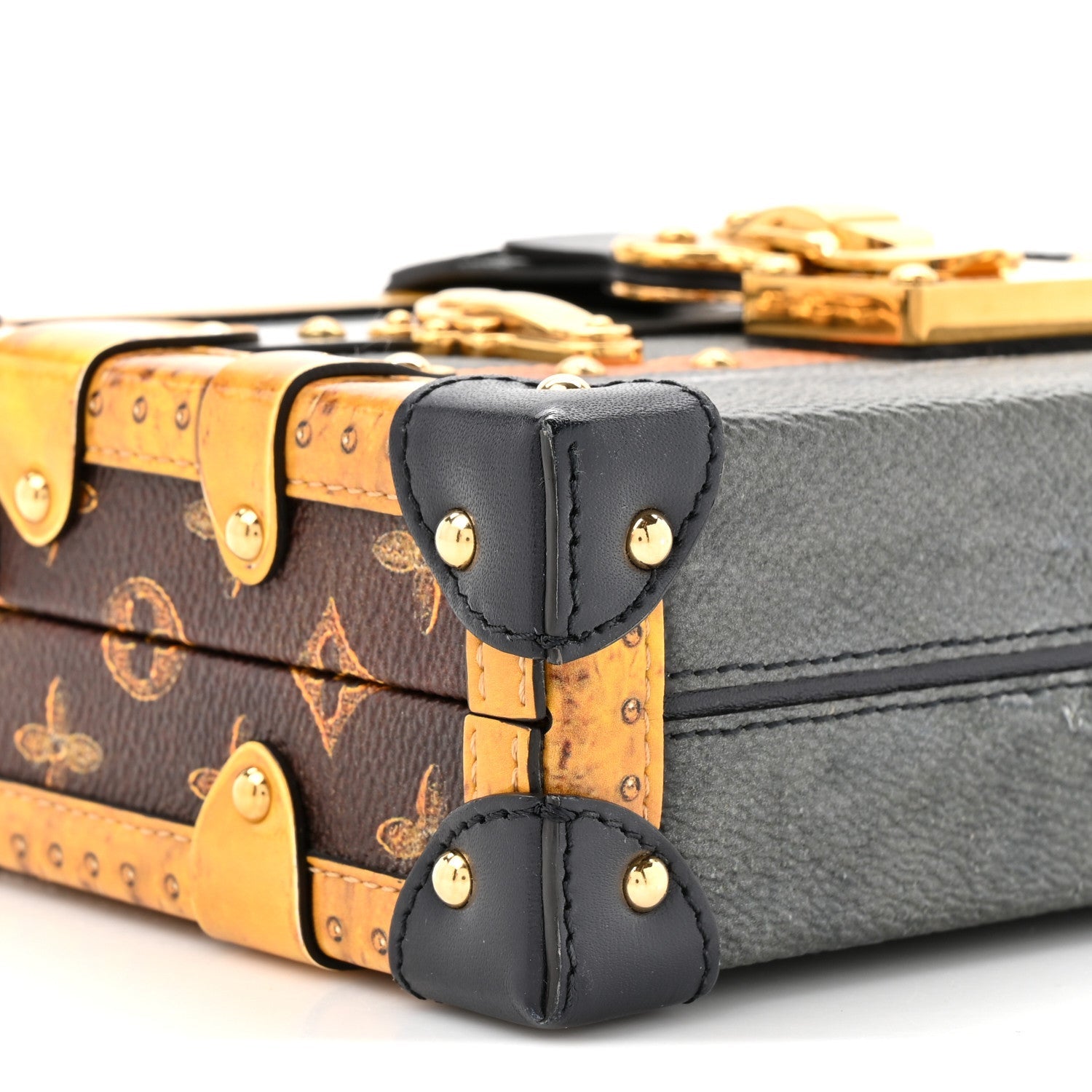 Louis Vuitton Calfskin Transformed Monogram Petite Malle