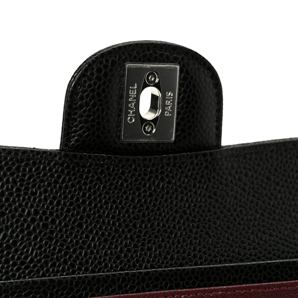 Chanel Caviar Quilted Medium Double Flap Black