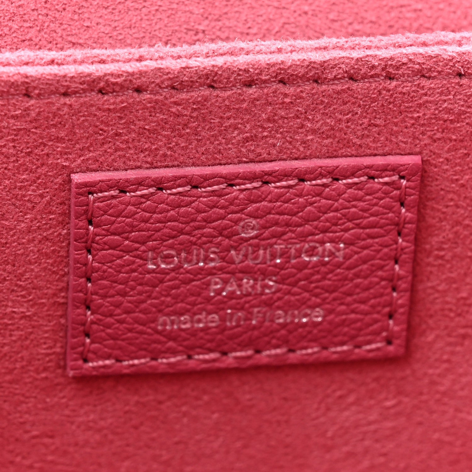 Louis Vuitton Soft Calfskin My Lockme Top Handle Lie De Vin Oxford Greige