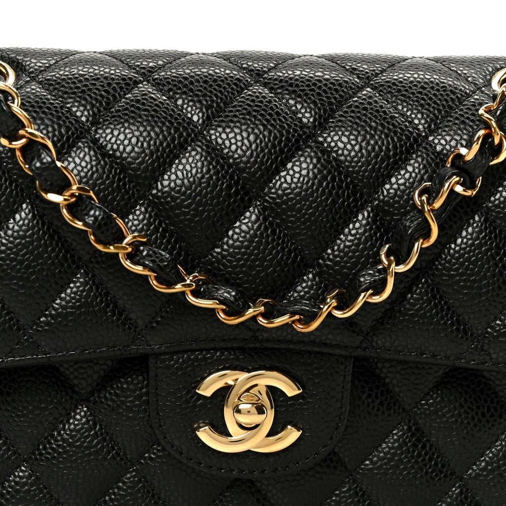 Chanel Caviar Quilted Small Double Flap Black