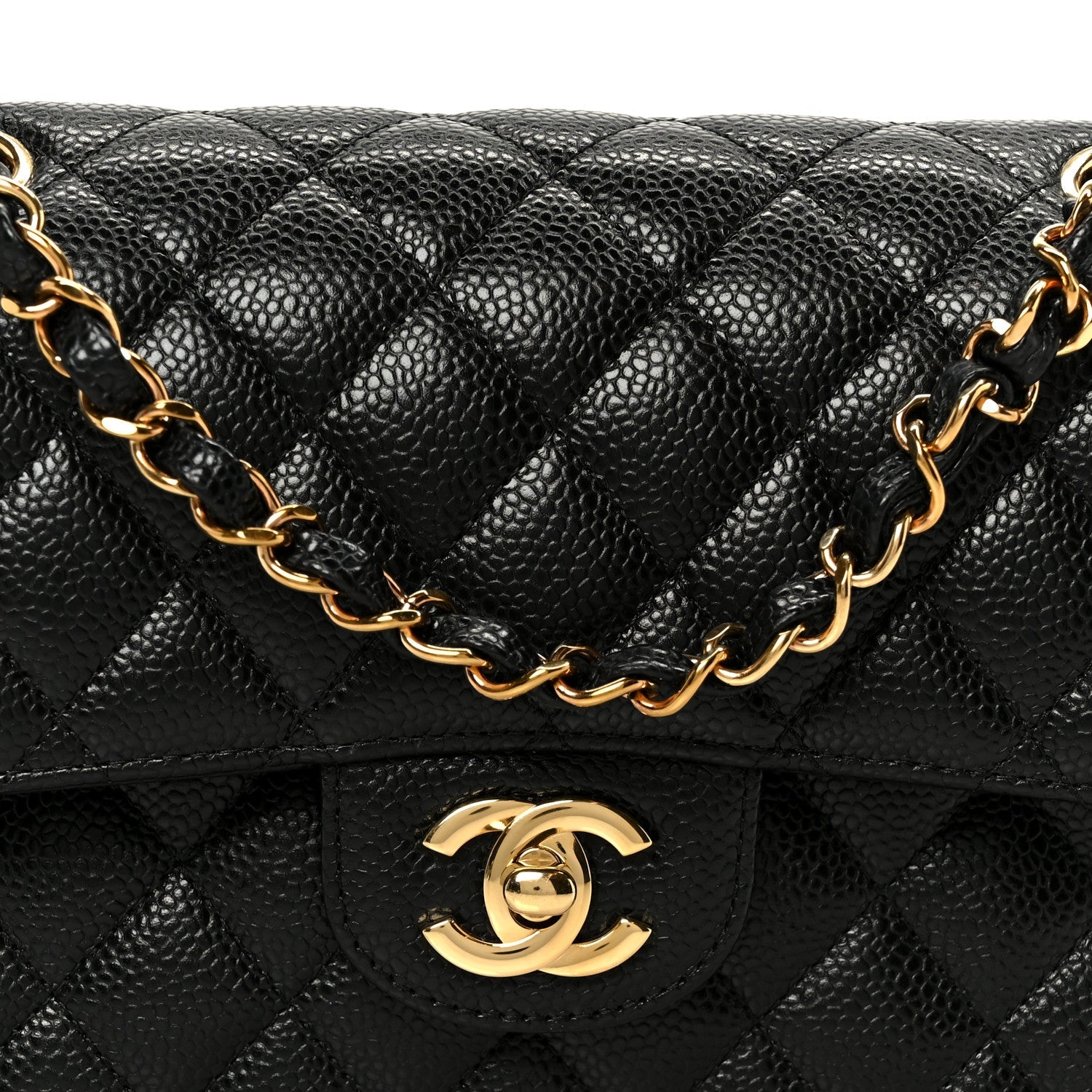Chanel Caviar Quilted Small Double Flap Black