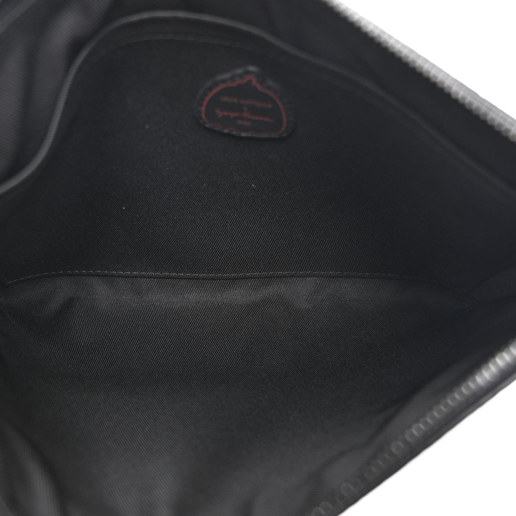 Louis Vuitton LV X YK Taurillon Monogram Pochette To-Go Black Red