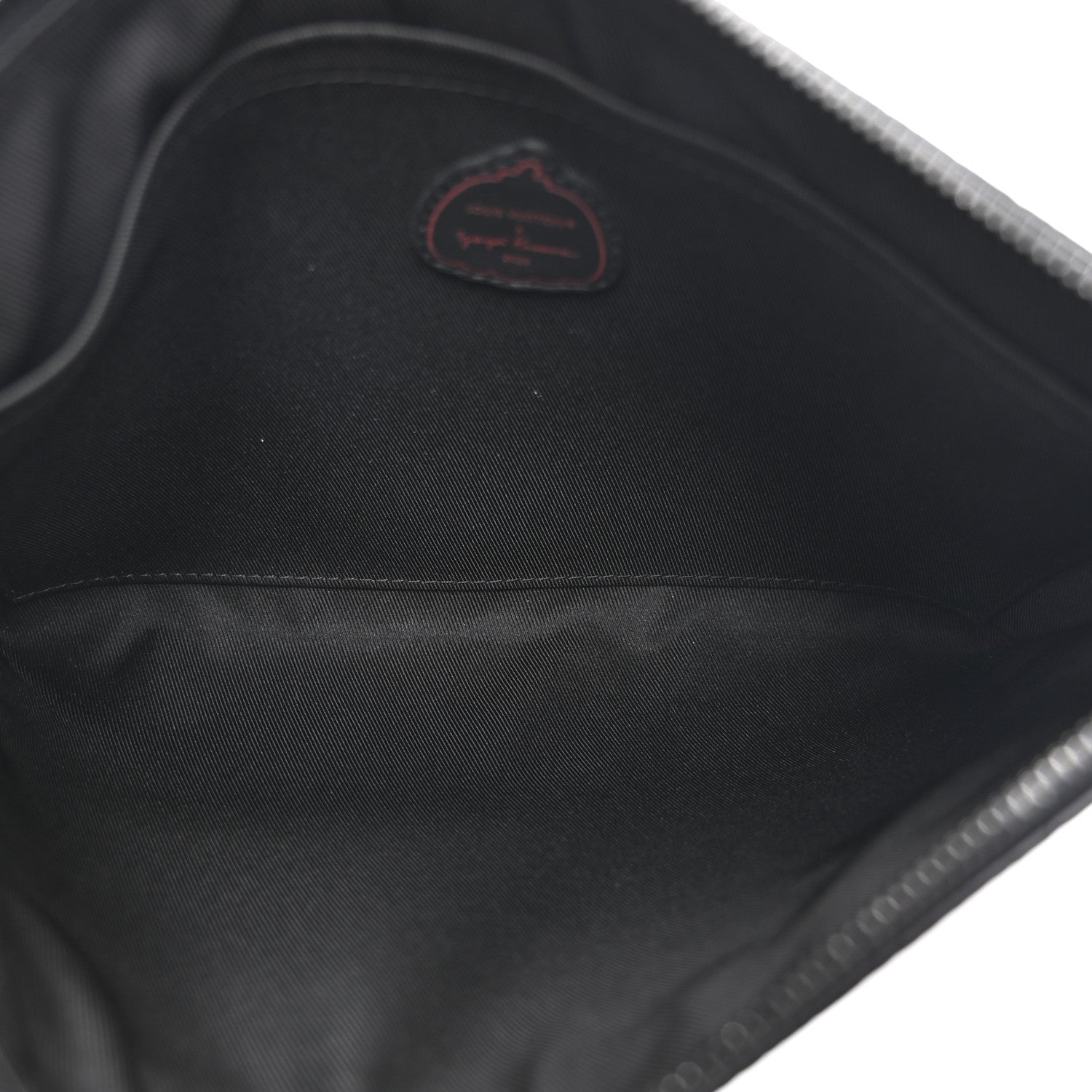 Louis Vuitton LV X YK Taurillon Monogram Pochette To-Go Black Red