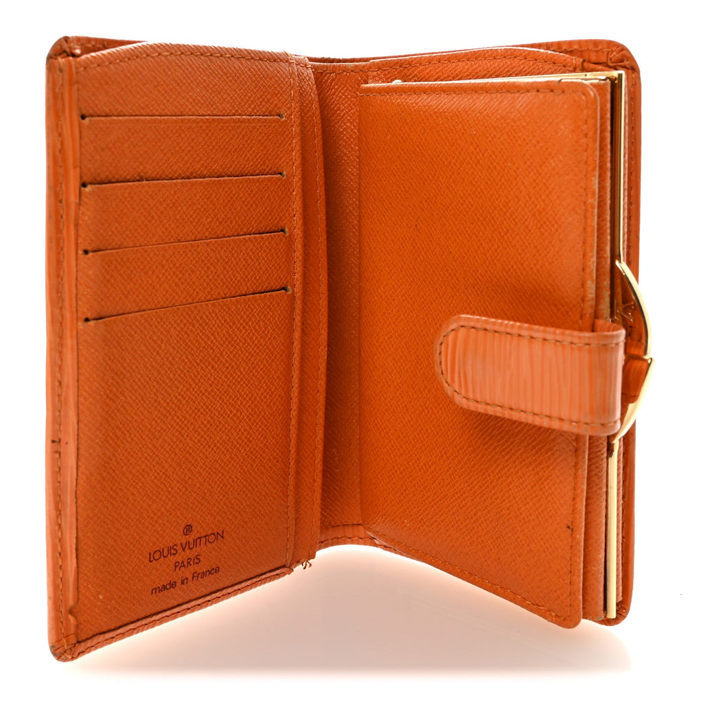 Louis Vuitton Epi French Purse Wallet Mandarin