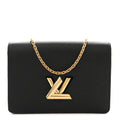 Louis Vuitton Epi Twist Belt Chain Wallet Black