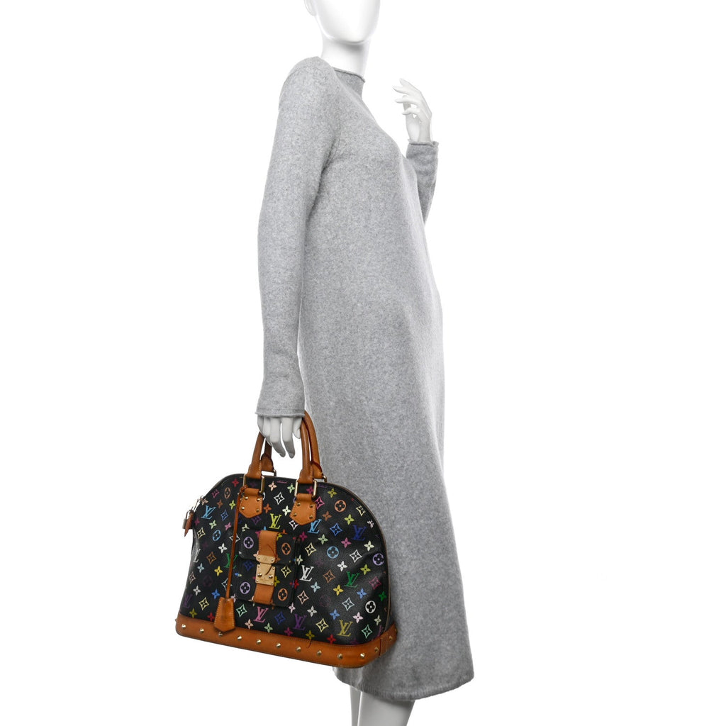 Louis Vuitton Monogram Multicolor Alma GM Black