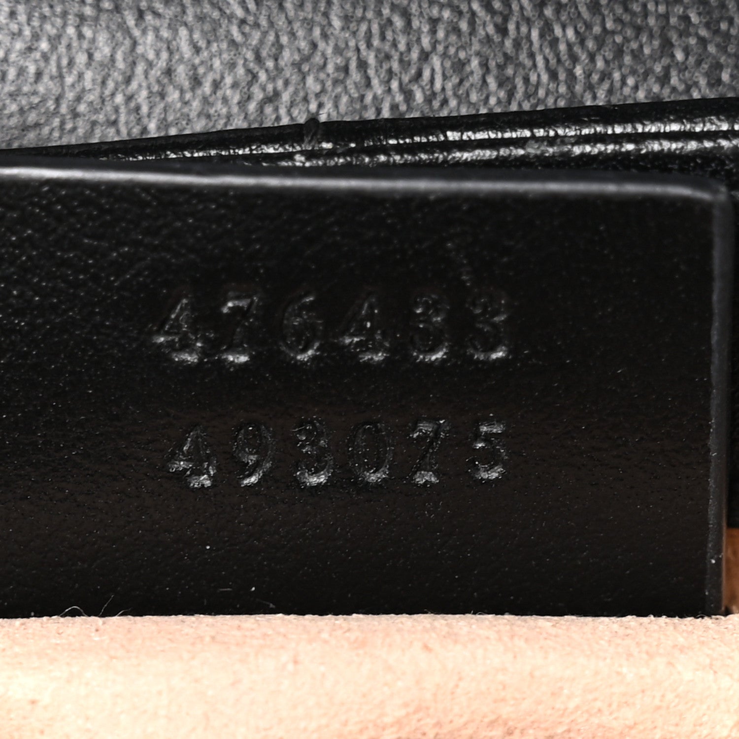 Gucci Calfskin Matelasse Aria Super Mini GG Marmont Shoulder Bag Black