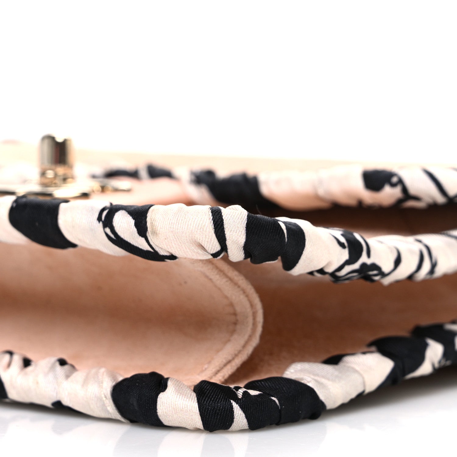 Chanel Suede Calfskin Braided Mini My Own Frame Flap Beige