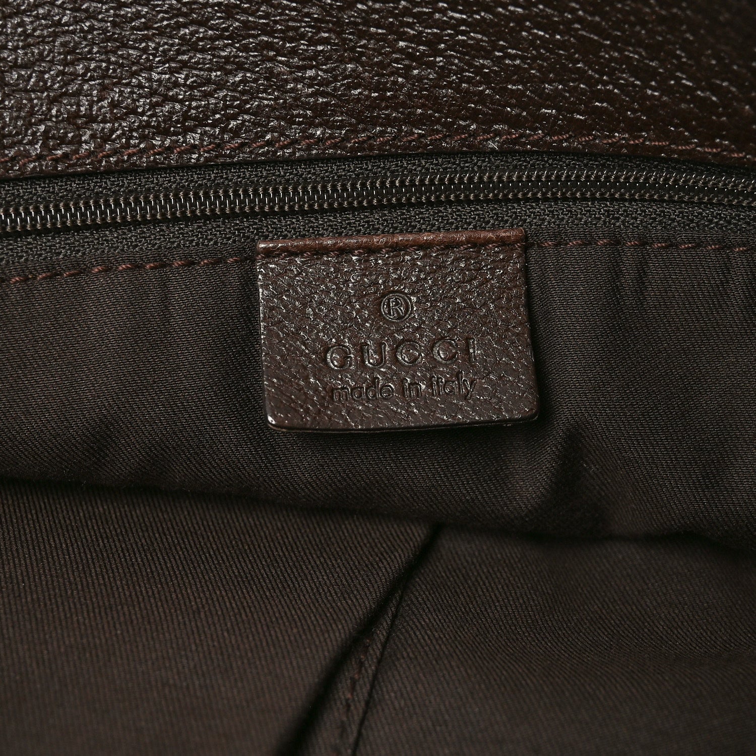 Gucci Monogram Large Eclipse Tote Brown