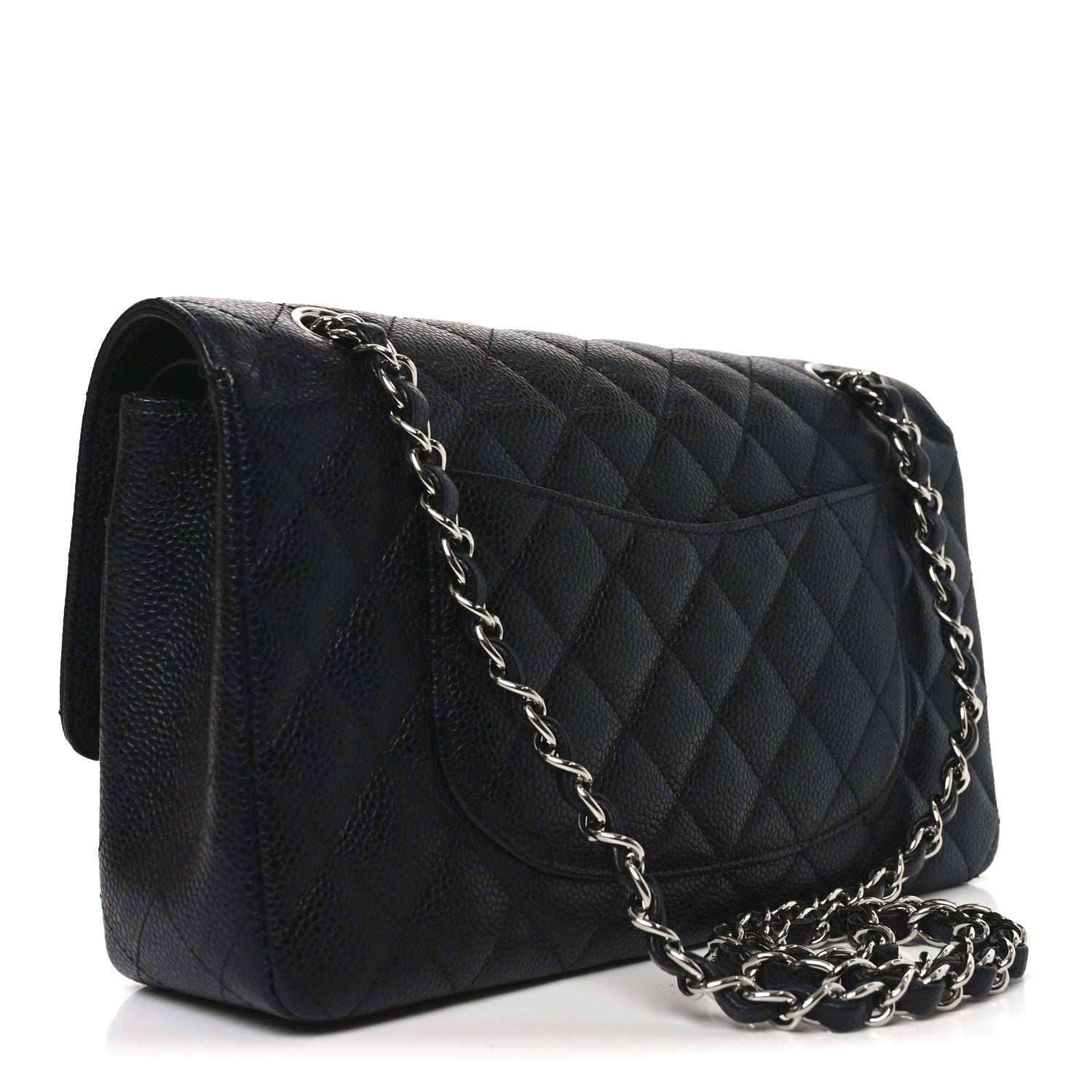 Chanel Caviar Quilted Medium Double Flap Black