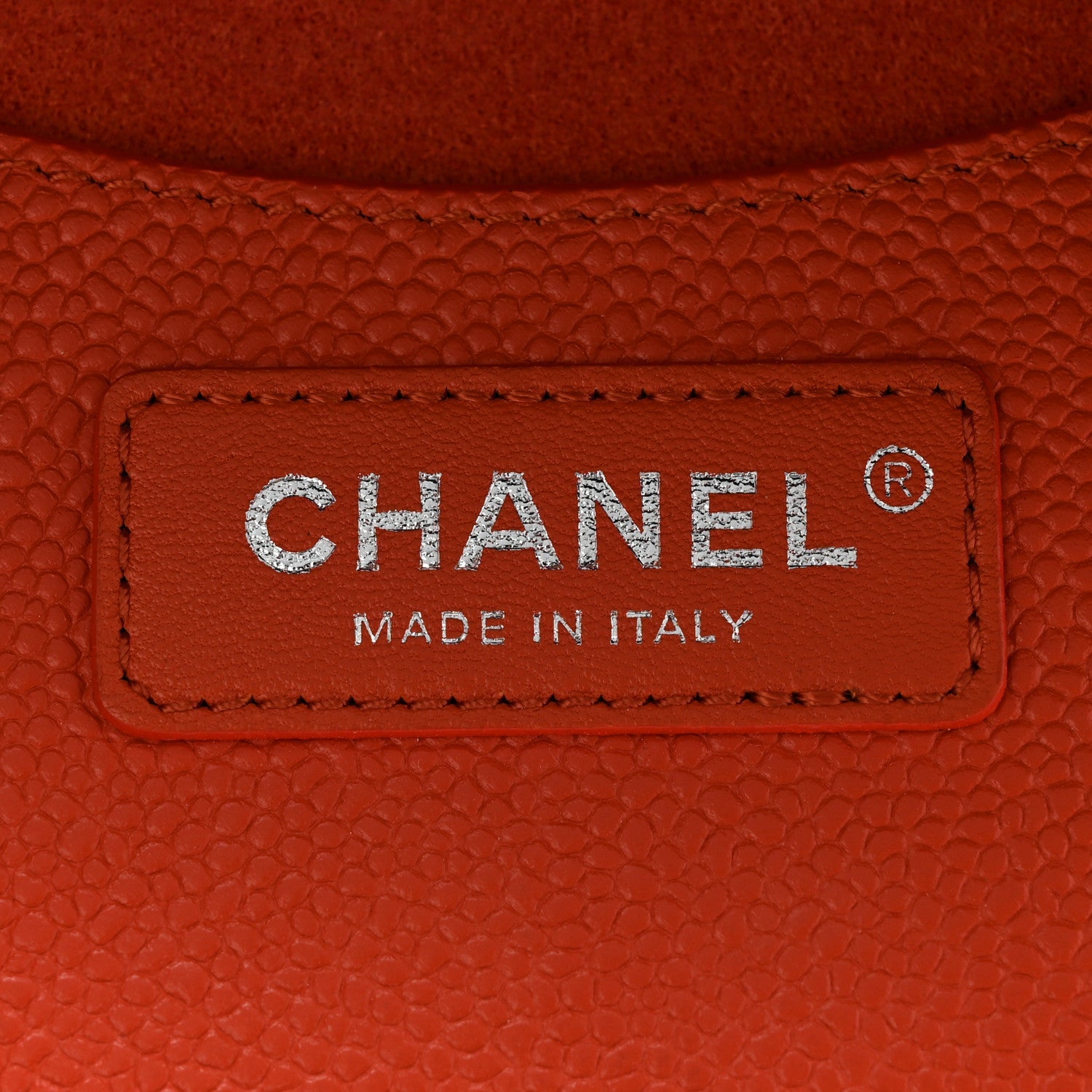 Chanel Caviar Perforated Messenger Bag Black