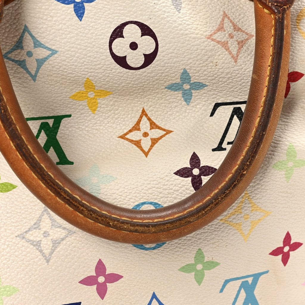 Louis Vuitton Monogram Multicolor Speedy 30 White