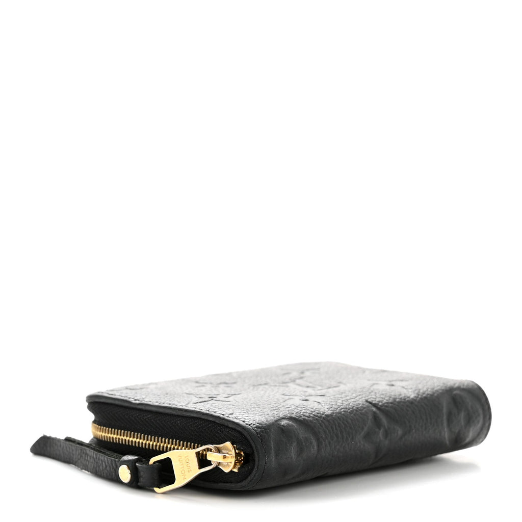 Louis Vuitton Empreinte Zippy Coin Purse Black