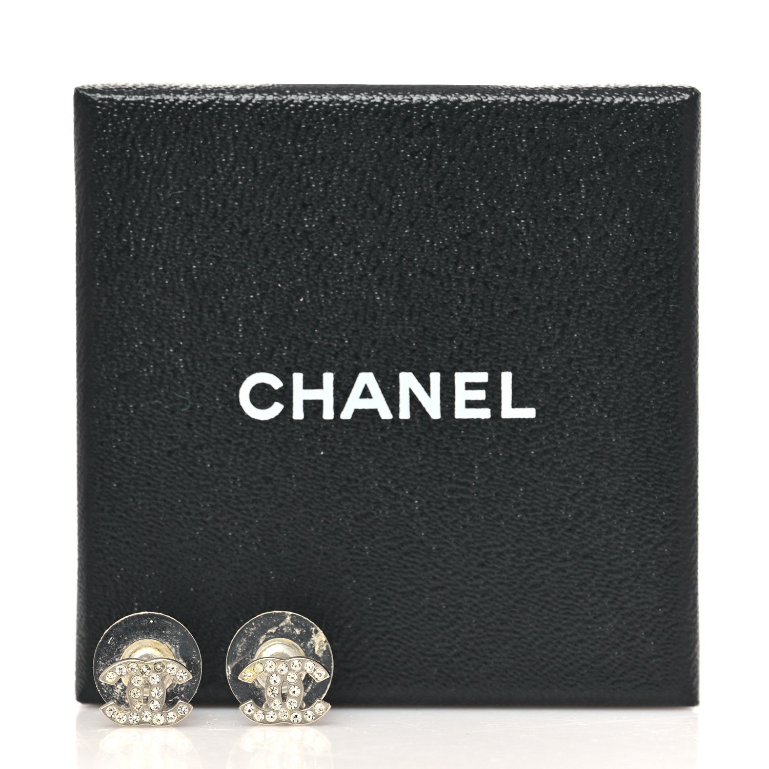 Crystal Mini Timeless CC Earrings Silver