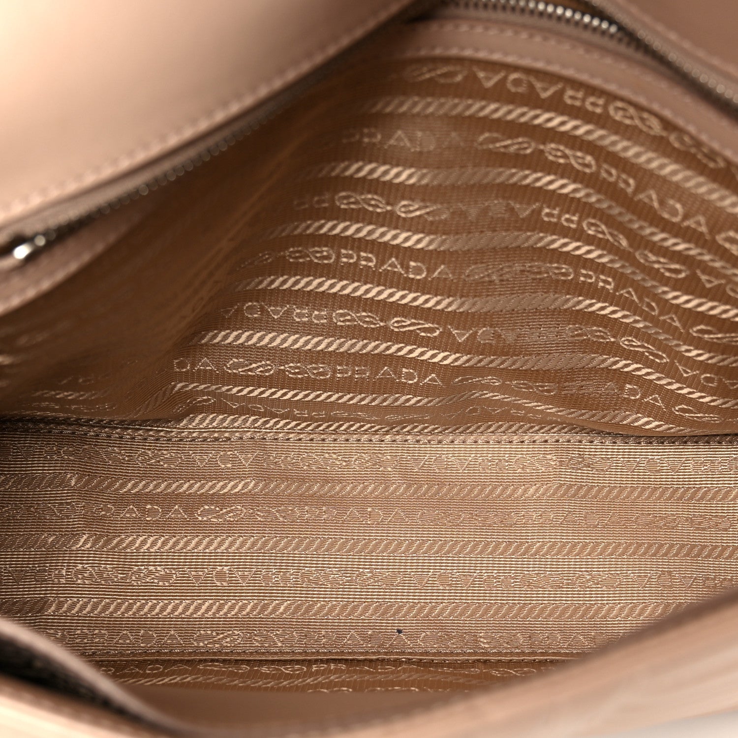 Prada Soft Calfskin Impunture Diagramme Medium Chain Flap Shoulder Bag Cipria