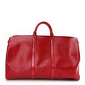 Louis Vuitton Epi Keepall 50 Castillan Red