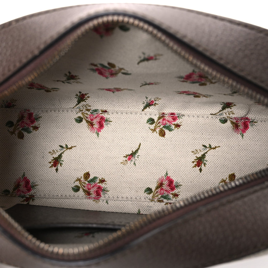 Gucci GG Supreme Monogram Web Neo Vintage Shoulder Bag Beige New Acero Crop