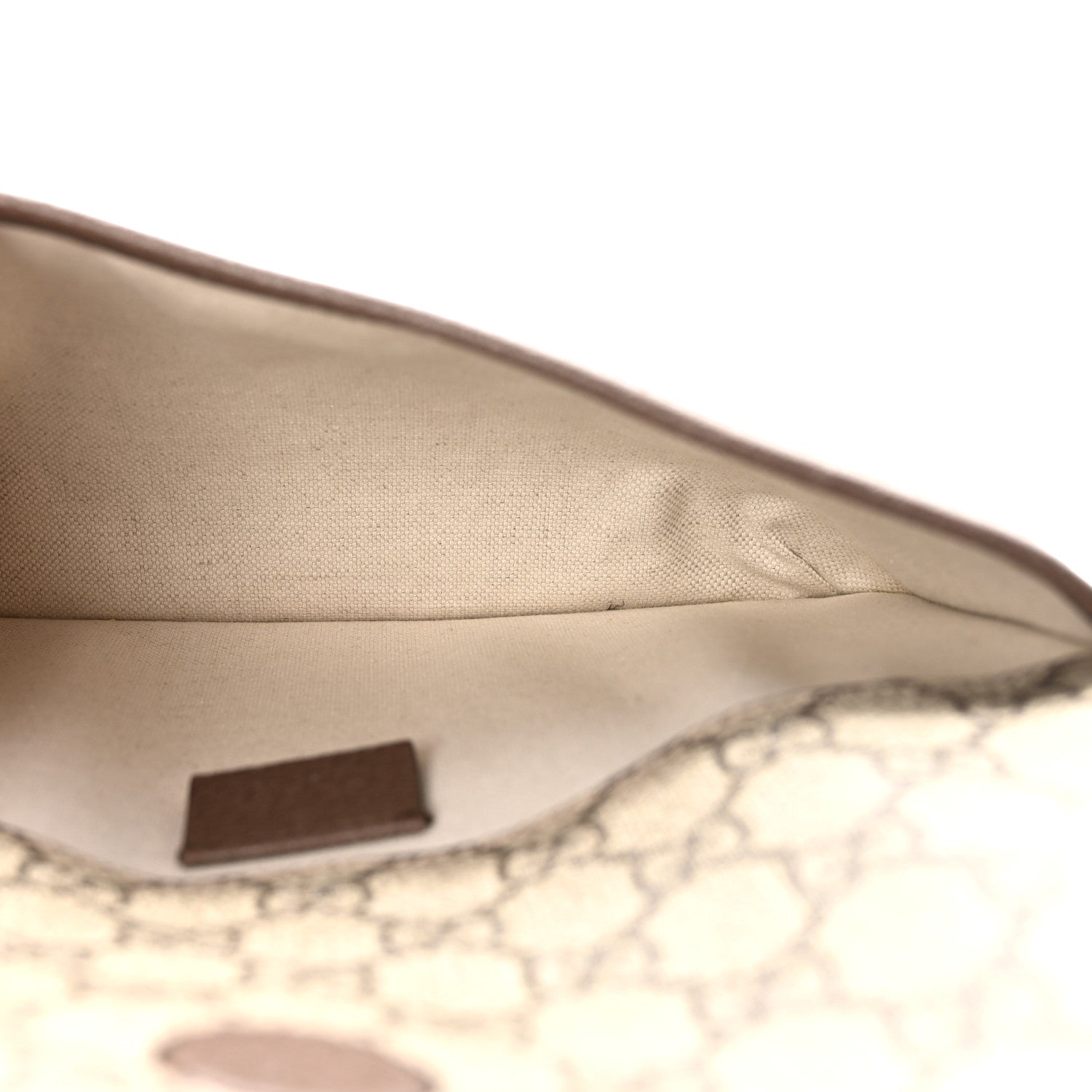 Gucci GG Supreme Monogram Neo Vintage Web Belt Bag Brown
