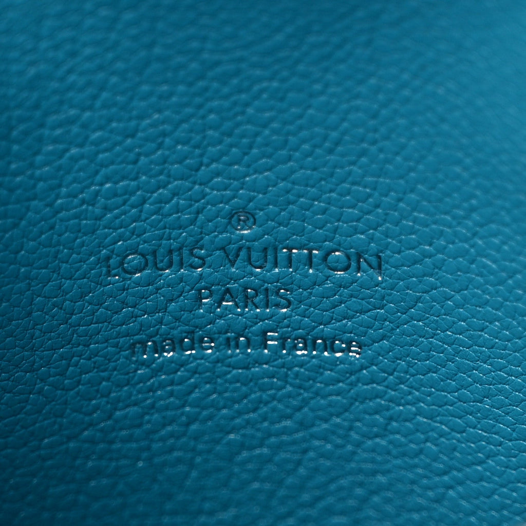 Louis Vuitton Ostrich Side Trunk PM Candy Blue