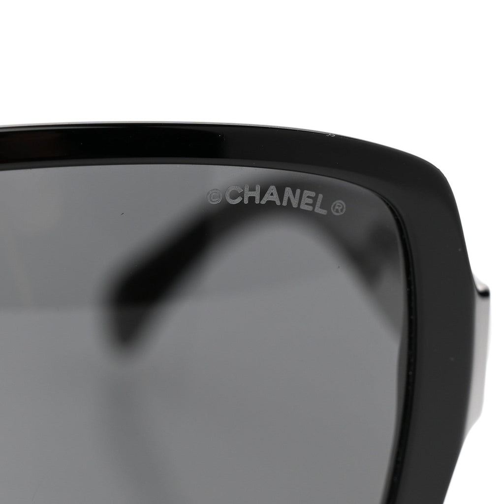 Acetate Square Sunglasses 5408-A Black
