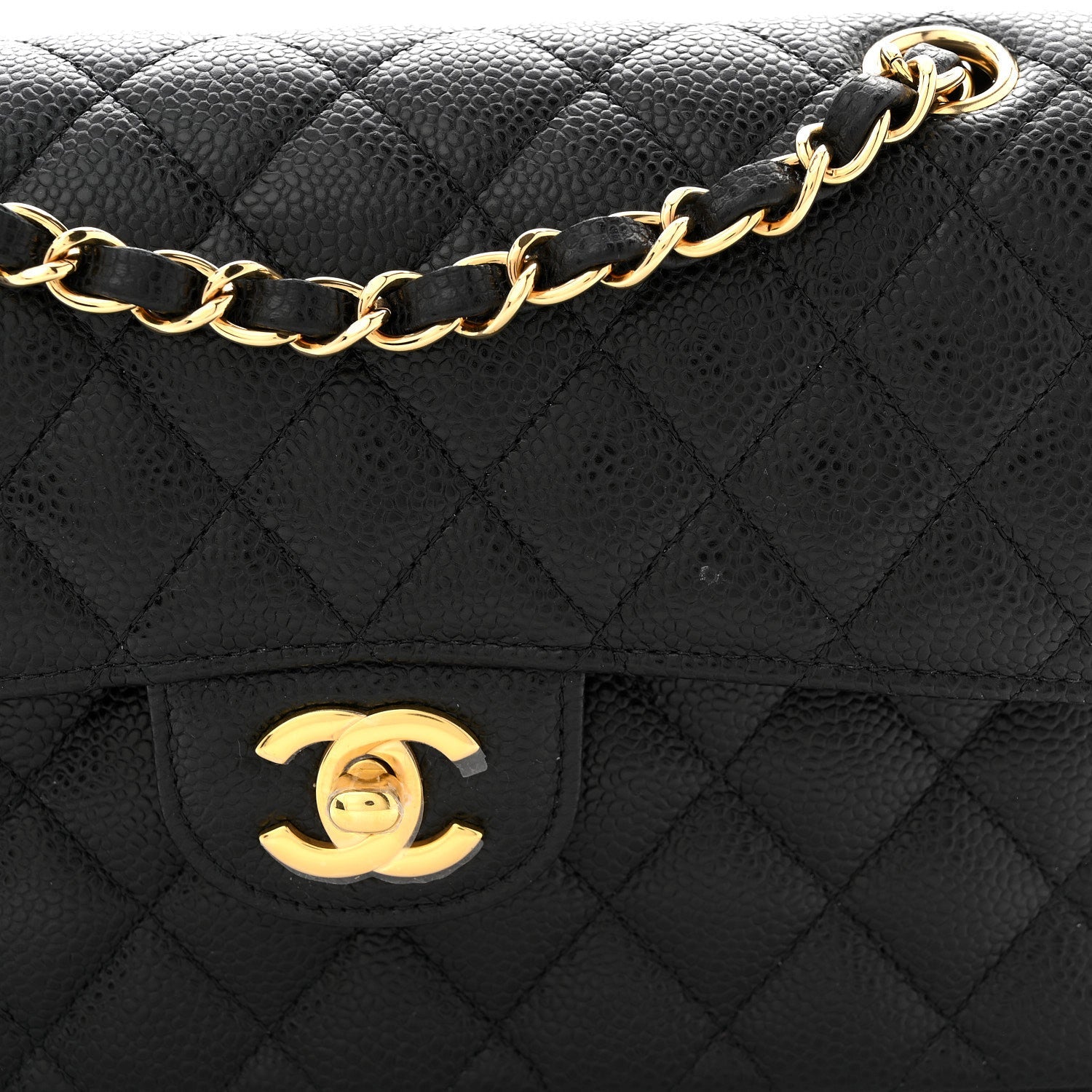 Chanel Caviar Quilted Small Double Flap Black