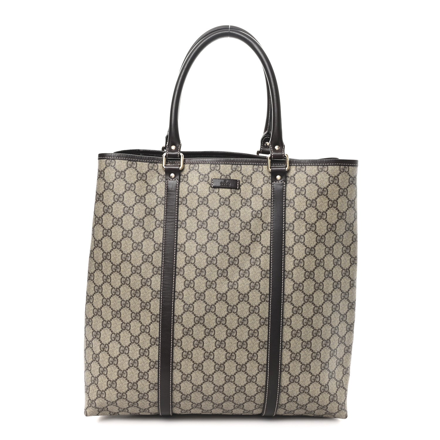 Gucci GG Plus Monogram Joy Vertical Tote Dark Brown