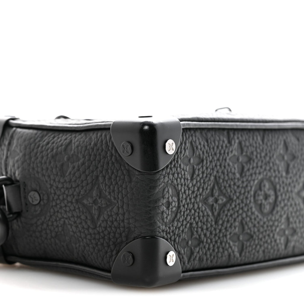 Louis Vuitton Taurillon Monogram Mini Soft Trunk Black
