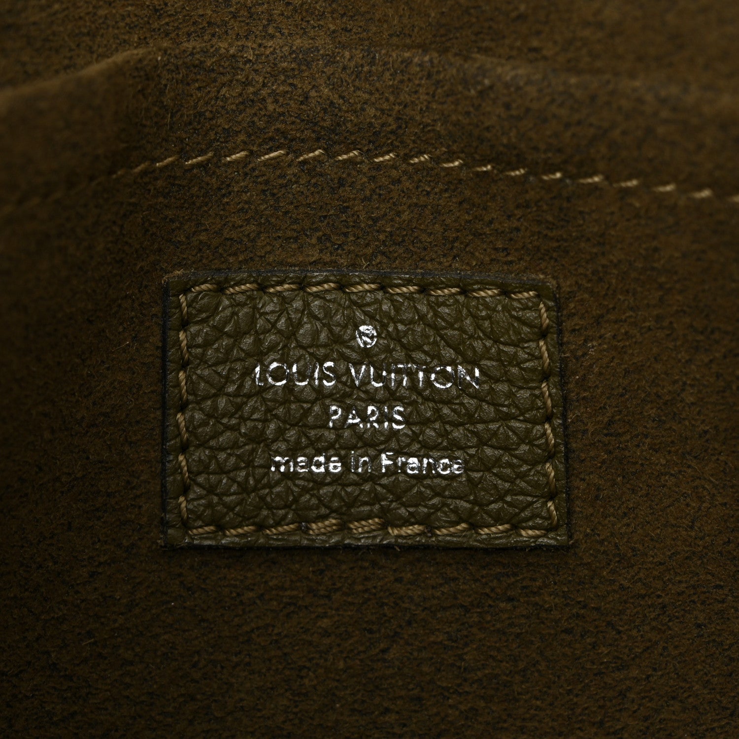Louis Vuitton Soft Calfskin Mylockme Chain Bag BB Smokey Brown Green