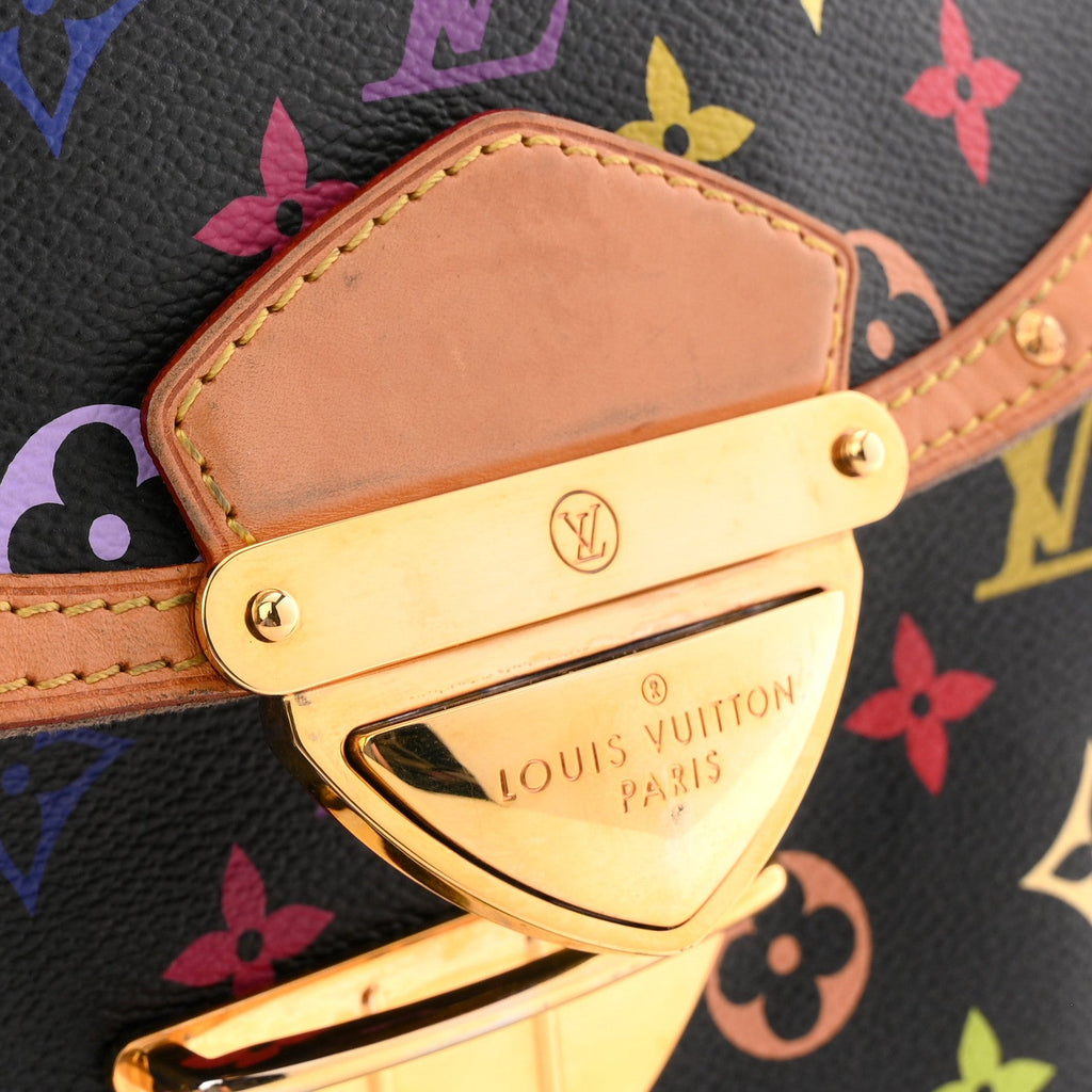 Louis Vuitton Monogram Multicolor Beverly MM Black