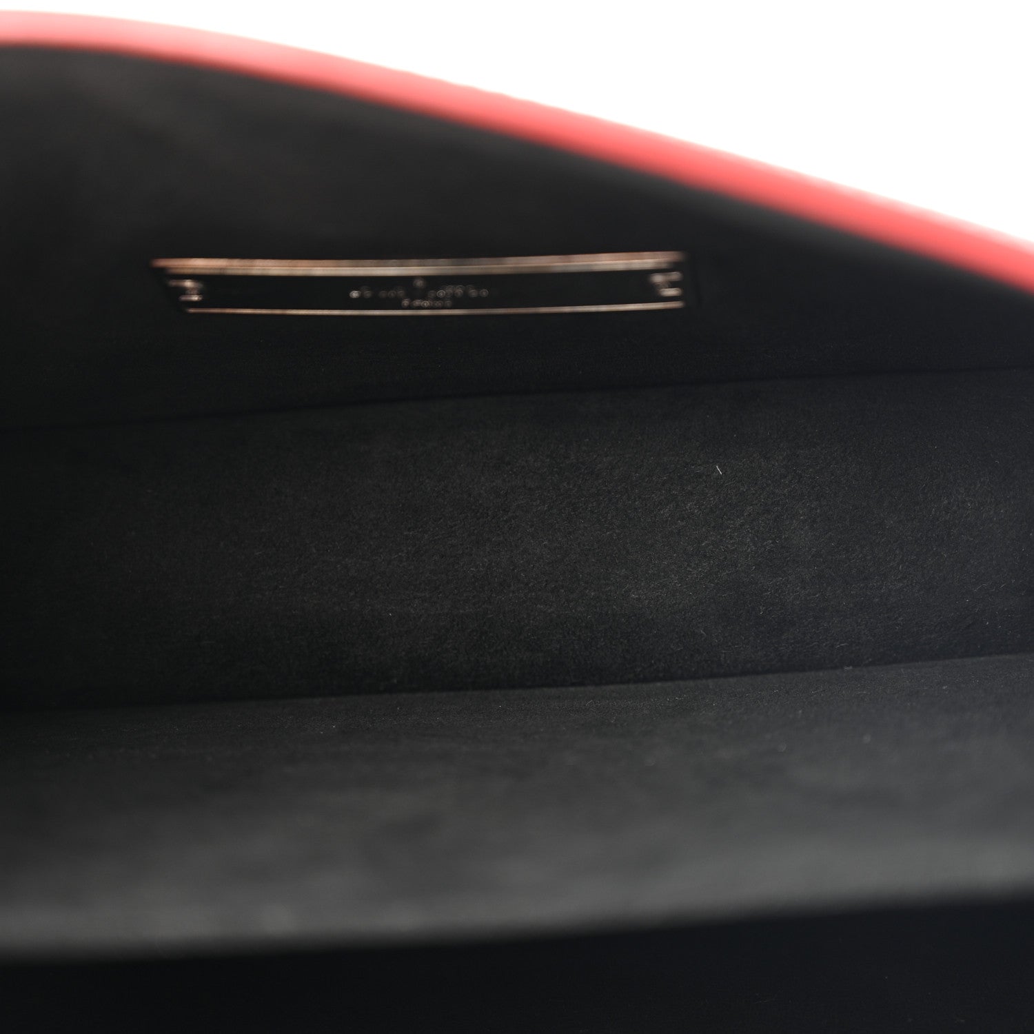 Louis Vuitton Patent Calfskin Monogram Lace Dauphine Mini Red