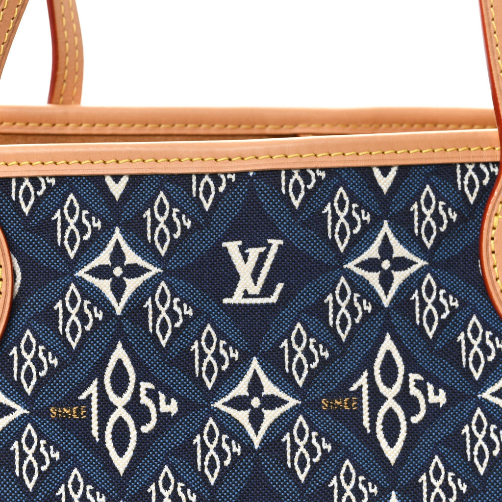 Louis Vuitton Jacquard Since 1854 Neverfull MM Blue
