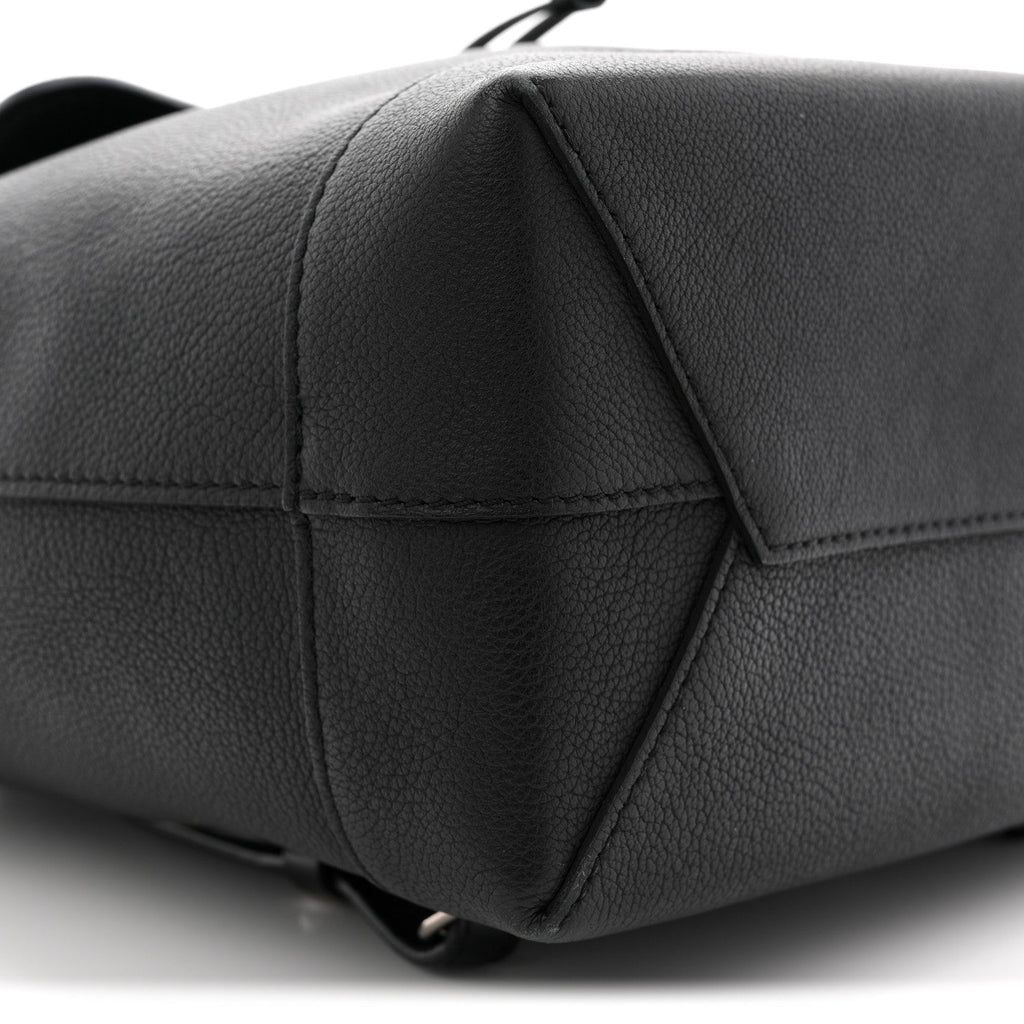 Louis Vuitton Calfskin Lockme Backpack Black