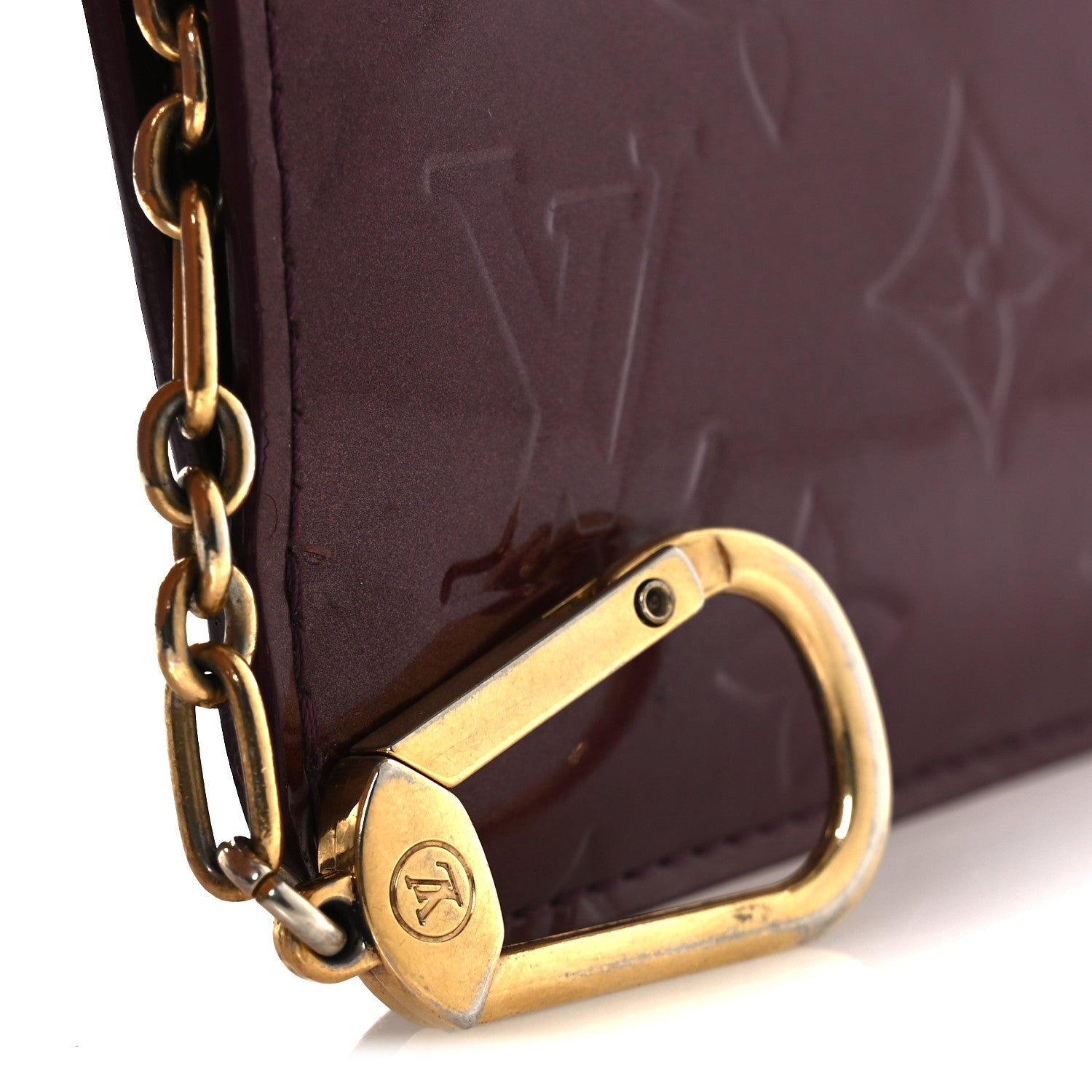 Louis Vuitton Vernis Key Pouch Violet