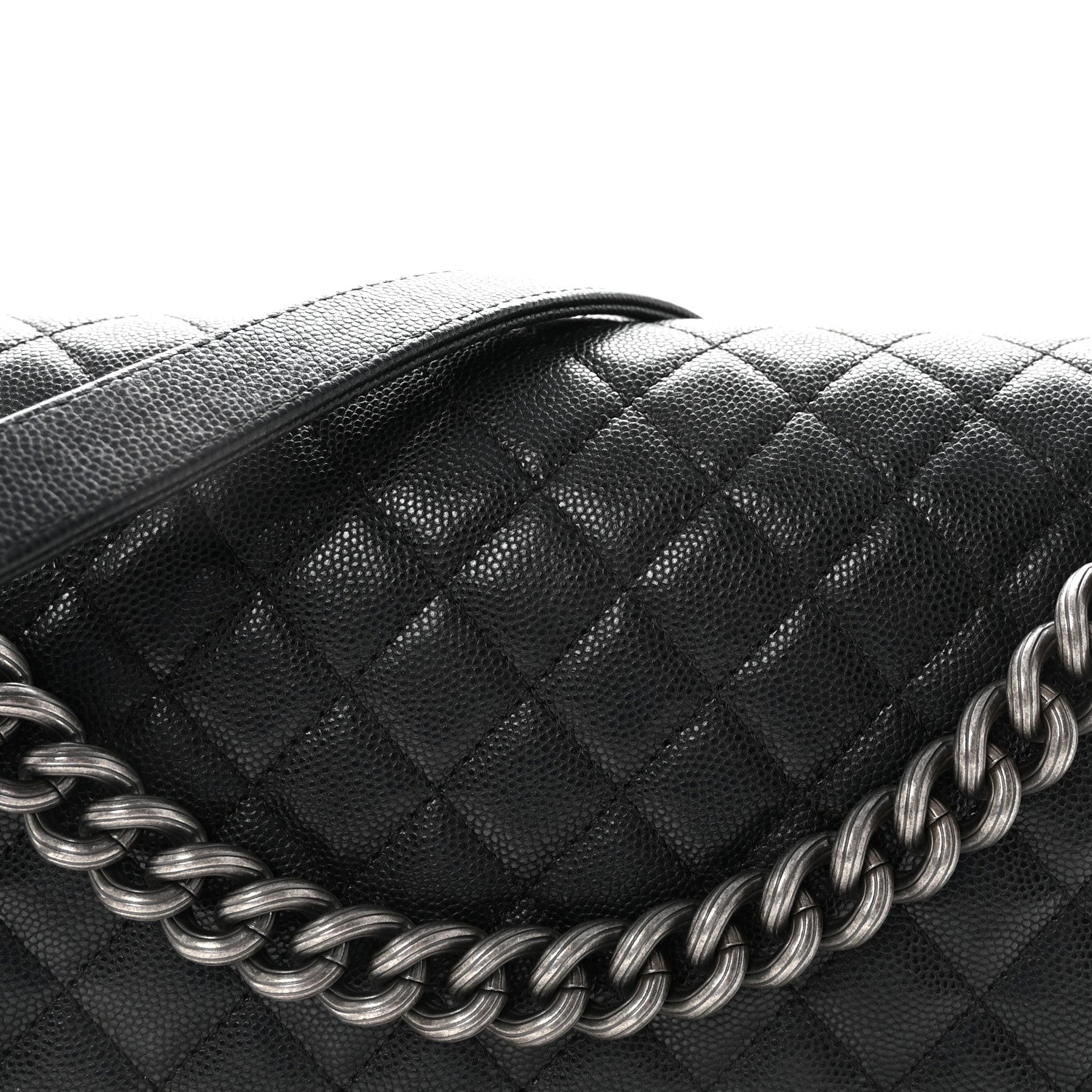 Chanel Caviar Quilted New Medium Boy Flap Black