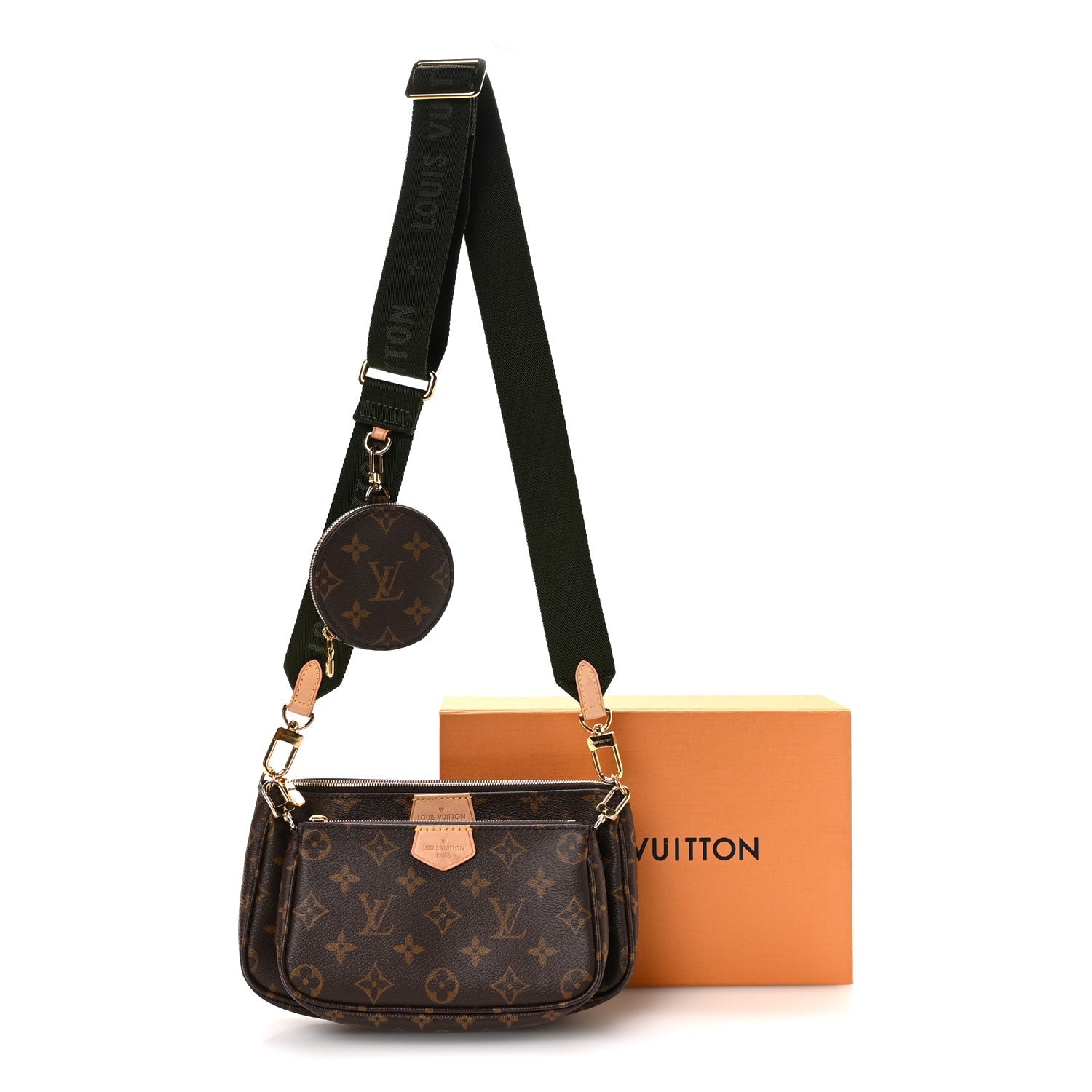Louis Vuitton Monogram Multi Pochette Accessories Kaki
