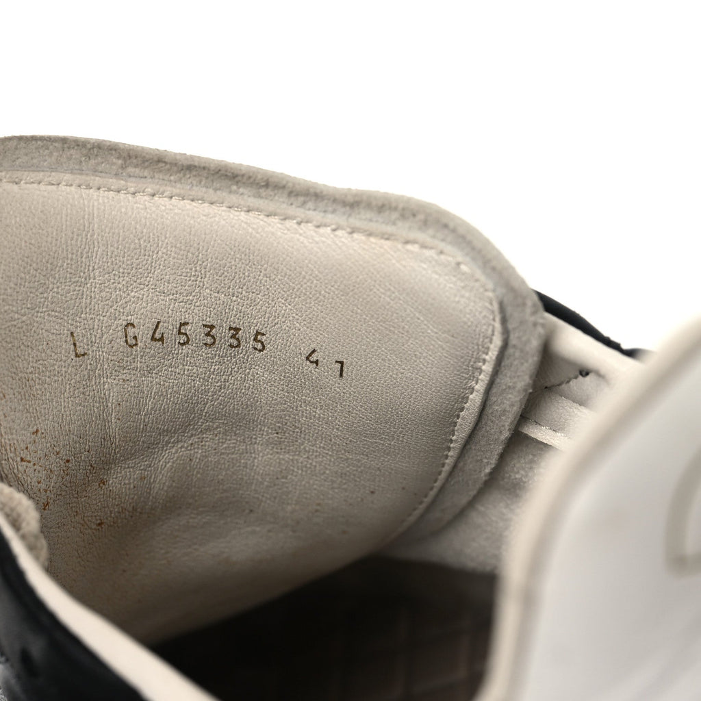 Chanel Suede Calfskin Quilted Sneakers 41 Black