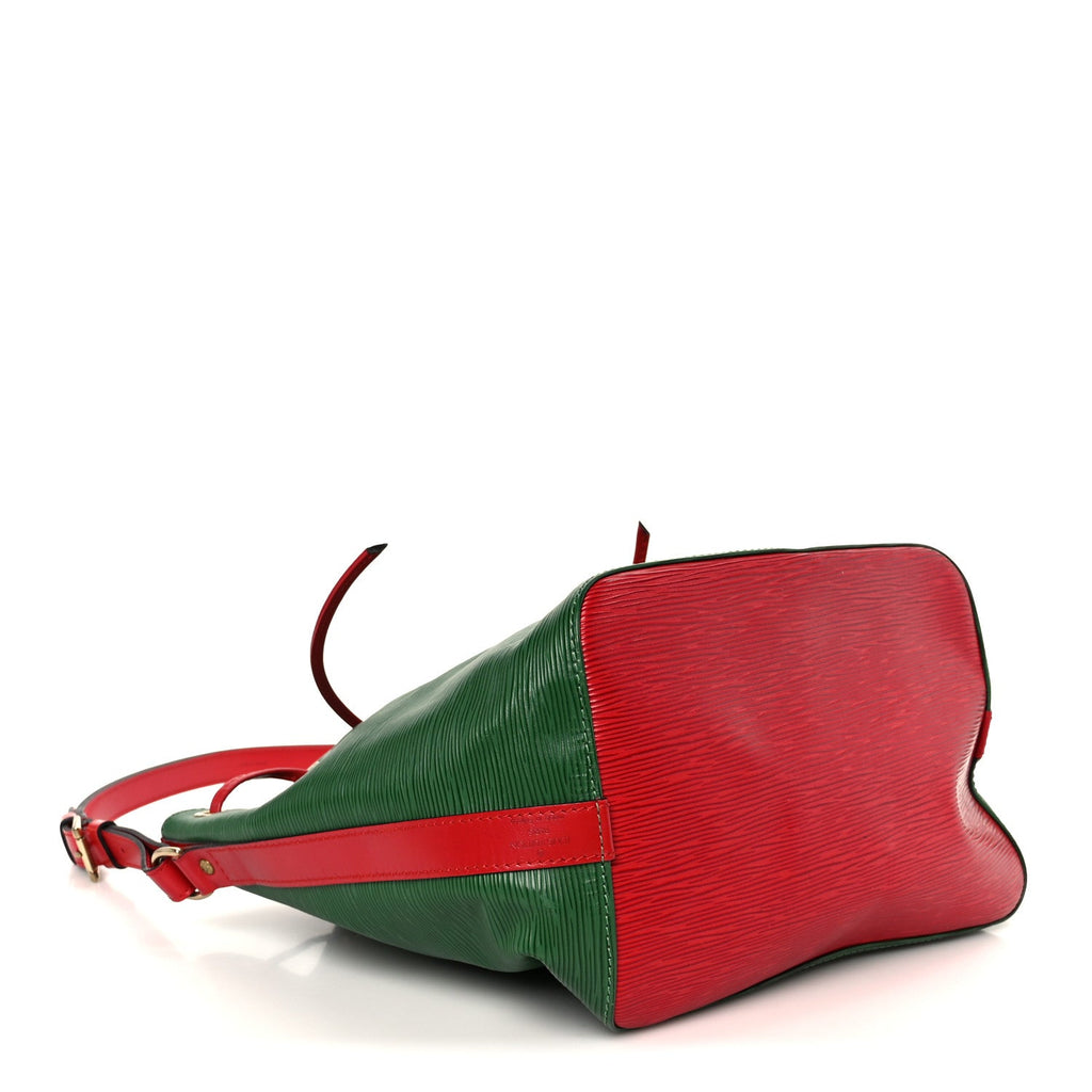 Louis Vuitton Epi Bi-Color Petit Noe Borneo Castillan Red